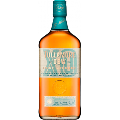 Tullamore Dew XO Caribbean Rum Cask Whiskey 1 l