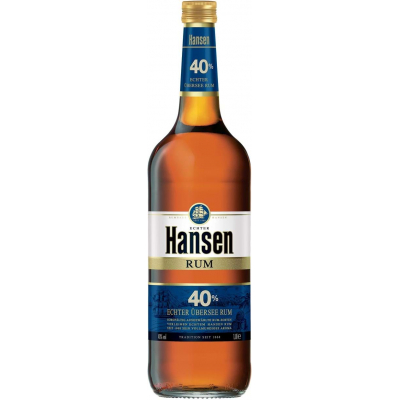 Hansen Blau Rum from Germany 40% 1.0l