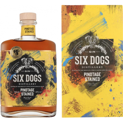 Six Dogs Pinotage Stained Gin 0,7 l