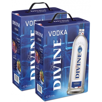 2-pack Pure Divine Vodka (Boris Jelzin Vodka) BiB 6 Liter
