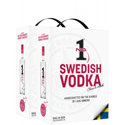 Dubbelpack No. 1 Premium Vodka 3 liter BiB
