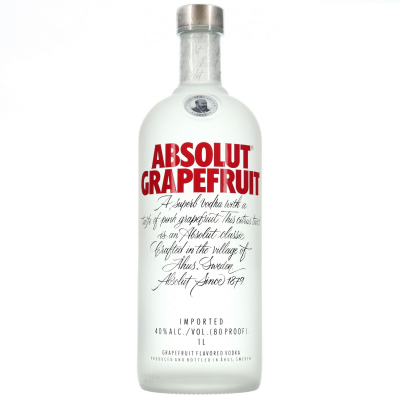 Absolut Grapefruit Vodka 1 l