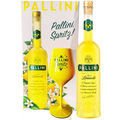 Pallini Limoncello 0,5 l + Signature Glass for free
